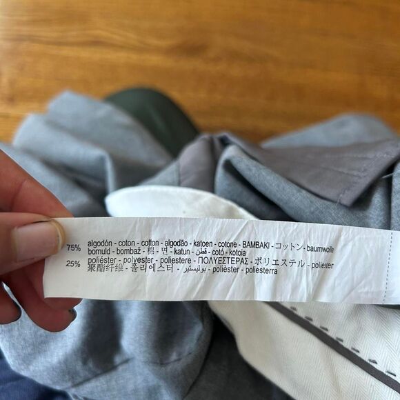 Grey dress pants/ Stradivarius Women's Grey Trousers - Picture 7 of 8